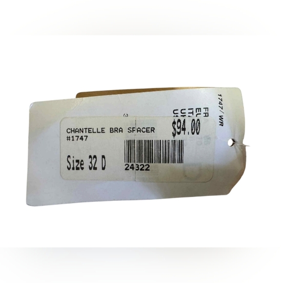 Chantelle NWT Spacer Bra Soft Shell Nude Size 32D - Picture 5 of 7